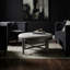 Repose-pieds rond en bois Olympia 33,5 po