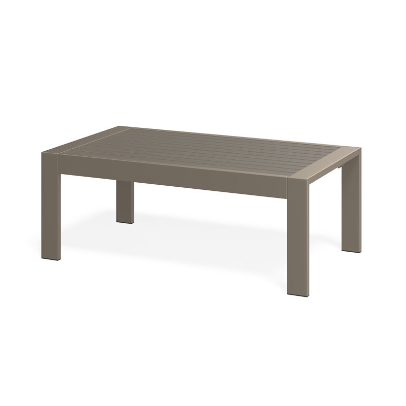 Outdoor Furniture Patio Coffee Table, Light Coffee