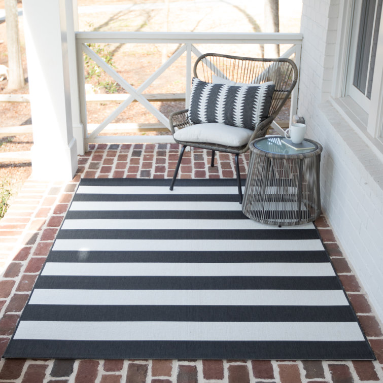 Gonsalez Performance Striped Rug