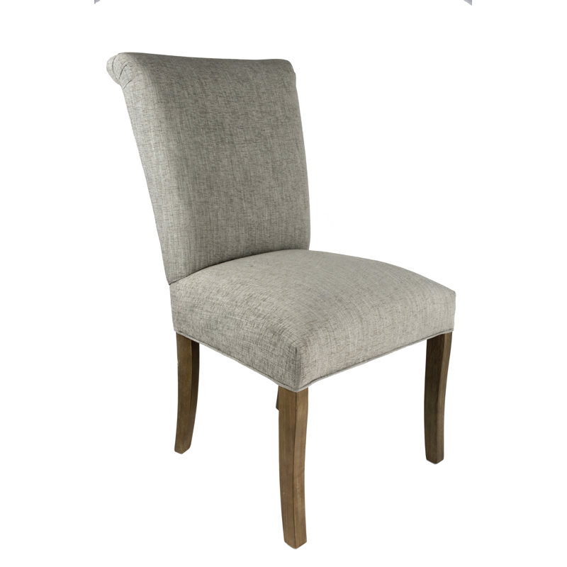 Armannai 18.5'' H Fabric Upholstered Parsons Chair, Platinum Gray