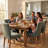 Solid Wood Upholstered Dining Chairs-1296220673
