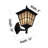 Midnight Carriage Outdoor Wall Lantern