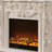 White Solid + Manufactured Wood Electric Fireplace-1776341439