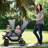 Costway Foldable 4 Wheel Multi-Child Stroller