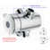 6-Inch Multi Function Dual Shower Head with 2 Flexible Bars