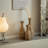 3-piece elegant beige artificial rattan floor vase - a signature item for living room decoration, entrance or hallway - a versatile home decoration suitable for dry or silk flower arrangements