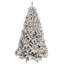 Arbre de Noël enneigé avec pomme de pin-2103023073