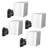 Dual Low Profile Universal Wall Speaker Mount