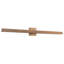 Galleria 15-in Brass dimmable LED Wall Sconce-1002329345-1002329347