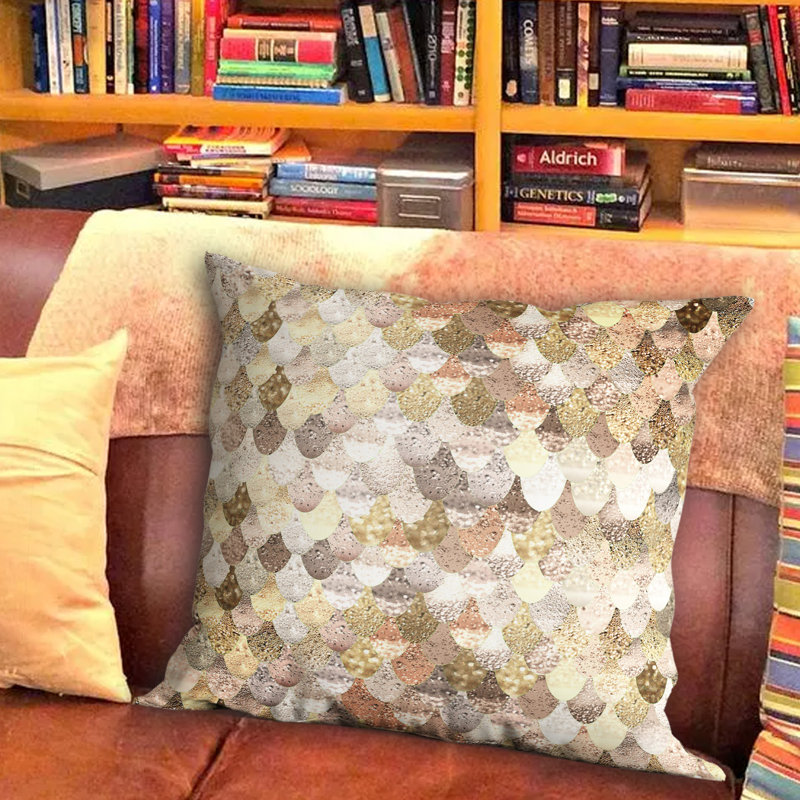 Geometric Outdoor Reversible Throw Pillow, 26" x 26"