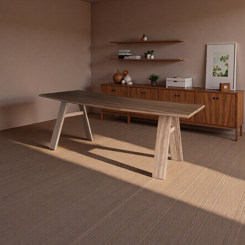 Bureau à forme libre Fofana, H 28,74 po x l 55,12 po x P 23,62 po