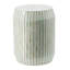 Tabouret d'appoint avec motif rayé