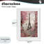 «Paris City View in Bloom», reproduction encadrée sous verre, design by Creative Studio-1043660940-1043660936