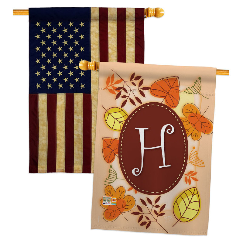 Drapeau d'automne 40 po x 28 po, H