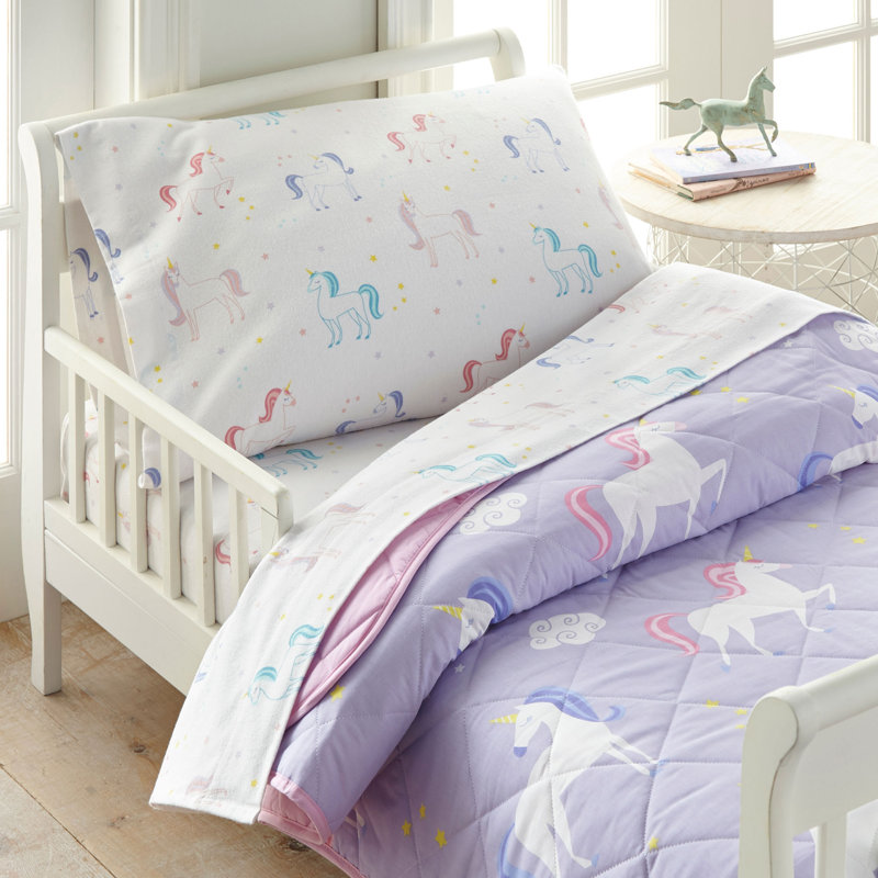 Wildkin 100% Cotton Kids Pillowcase – Soft, Breathable & Standard Size (20x30) - Unicorn