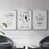 Toile avec cadre argent