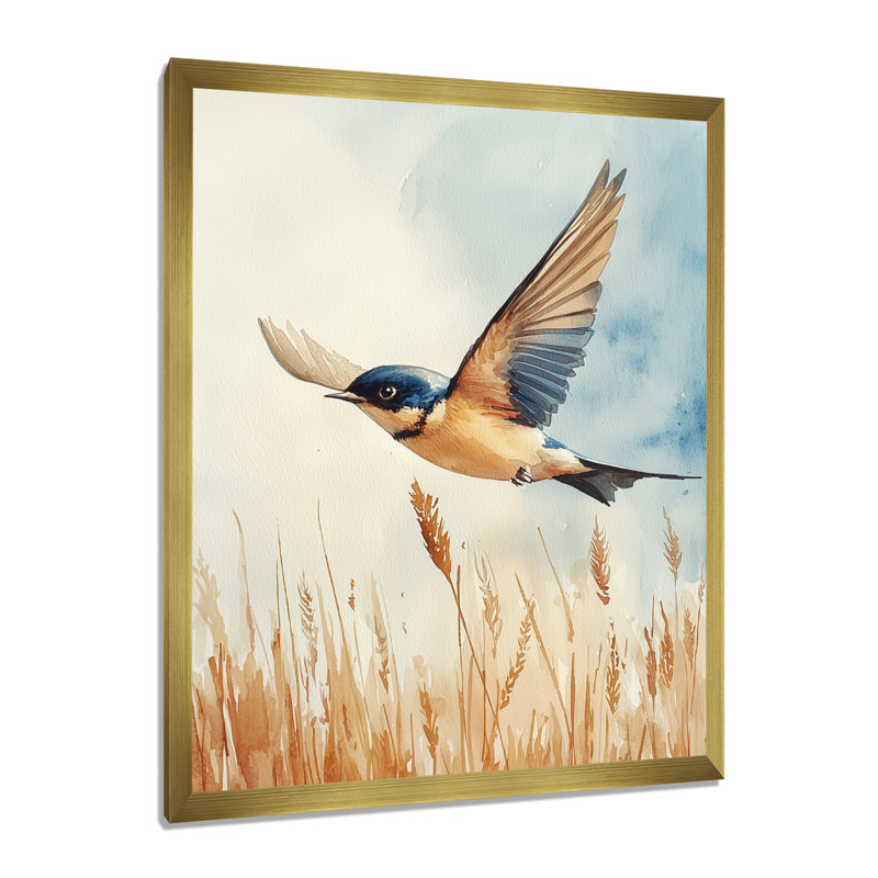 Gidney - Animals Canvas Art Print, H 20 po x l 12 po, Reproduction encadrée d'une seule photo, Doré