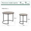 Metal Frame Coffee Table, Round Nesting Table Set-18111832