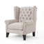 Chaise d'appoint de conception attrayante - fabrication beige