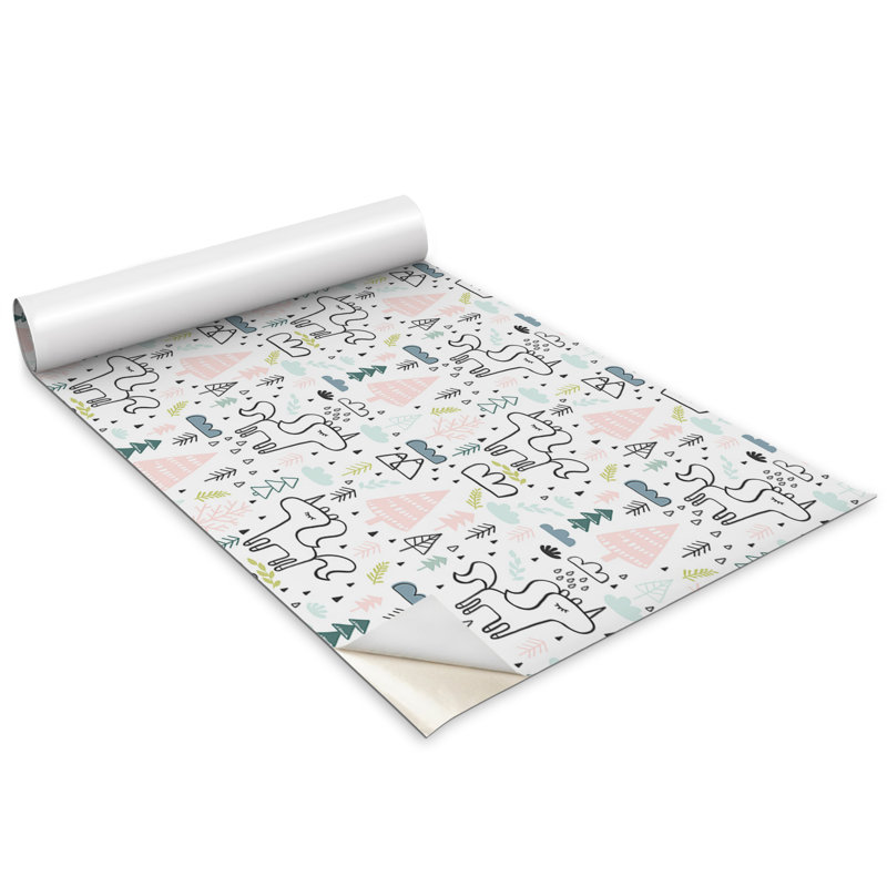 Anhar 100 cm x 50 cm Matte Peel & Stick Wallpaper Roll