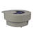 Brodie-Leigh 14.5" H x 32" W Steel Propane Outdoor Fire Pit Table, 50,000 BTU Round Gas Fire Pit Table with Lid, Flint Gray