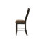Chaise haute en noir rustique