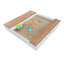 AXI 117cm x 187cm Solid Wood Square Sandbox with Cover-88358507