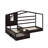 Wood House Bed, Solid L Structure with Fence and Slatted Frame for Sturdy Support and Elegant Design-957010156