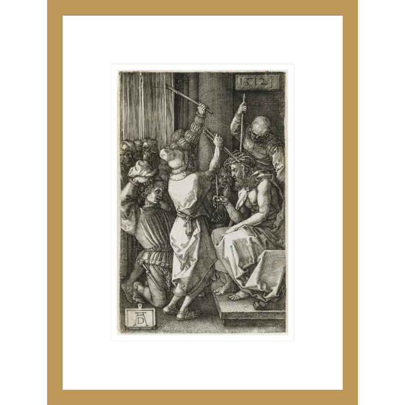 «Christ Crowned with Thorns» par Albrecht Dürer, impression giclée sur cadre, H 16,75 po x l 12,84 po