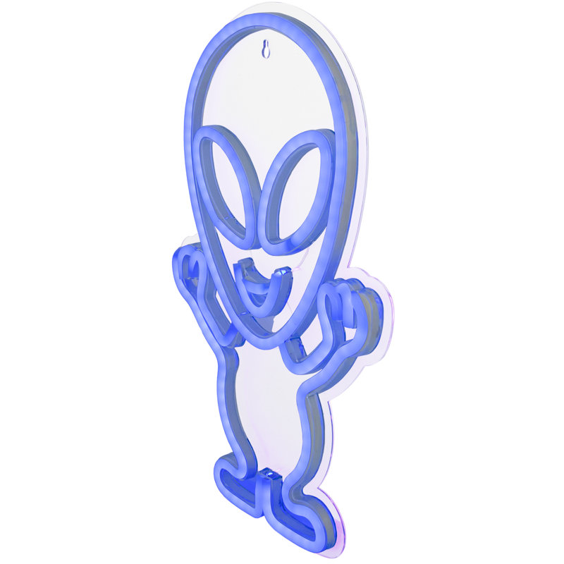 16.75" LED Neon Style Alien Wall Sign
