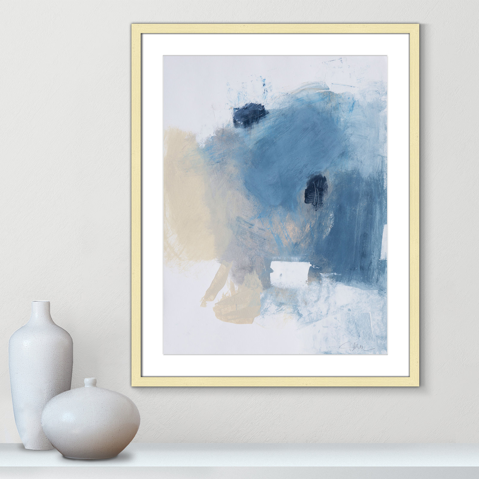 Coastal Carnival I Print by Casa Fine Arts, White, 29.5" H x 23.5" W x 1.25" D, Gold Single Picture Framed Paper