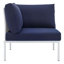 Ensemble de conversation d'extérieur en aluminium 8 pièces Sunbrella Harmony par Modway-58125784