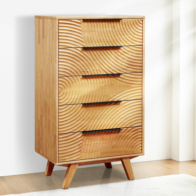 Grande commode à 5 tiroirs ACACIA Harmony, Chêne