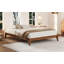 Structure de lit plateforme en bois de bambou sec 12 po pleine grandeur, avec support de lattes de bois, aucun sommier requis, assemblage facile-1399036740-1399036747