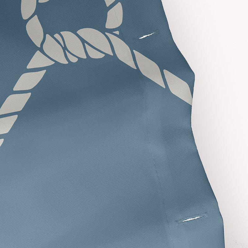 Rideau de douche simple à motif géométrique Farmborough, Fumée poussiéreuse