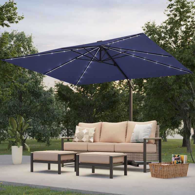 Parasol en porte-à-faux 10x8ft, Marine