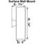  Applique murale ou applique murale blanche en aluminium 2 lumières l 5 po à DEL pour l'intérieur ou l'extérieur-1567153793-1481341127