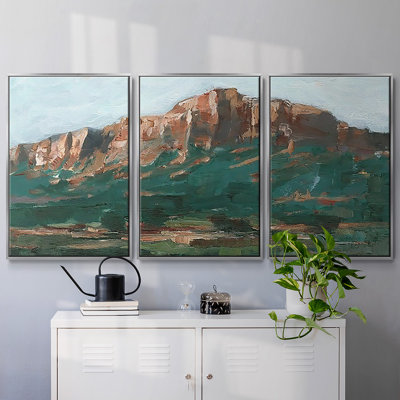 «Heading West II», reproduction sur toile 3 pièces