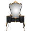 Coiffeuse avec miroir Rococo Isabella