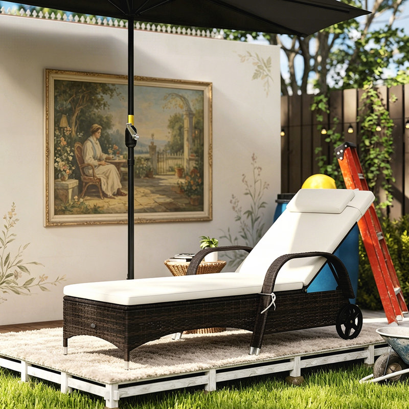 Chaise longue Outsunny