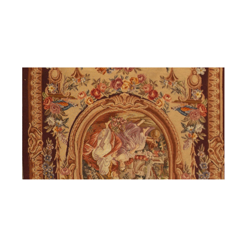 Hand Woven Wool Floral Area Rug