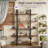 5-Tier Bookshelf, Classically Tall Bookcase Shelf, Industrial Book Rack, Modern Book Holder In Bedroom/Living Room/Home/Office, Storage Rack Shelves For Book
