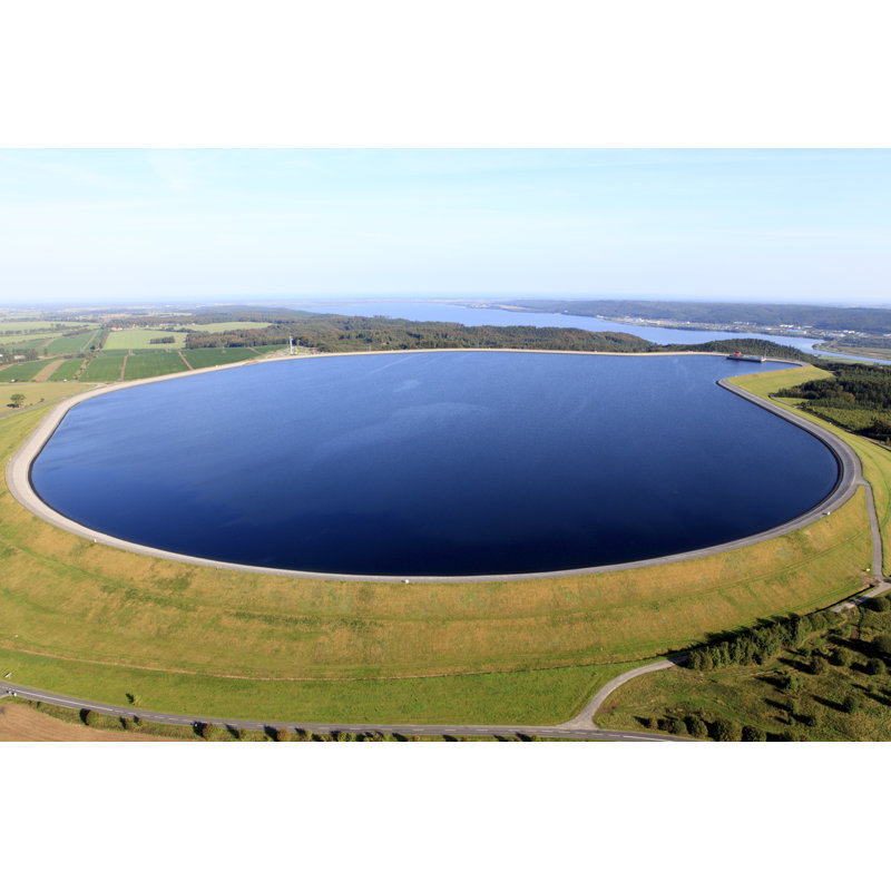 Hydroelectric Power Station by DariuszPa - No Frame Art Prints on Canvas, 51cm H x 76cm W