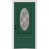 Vert chasseur / blanc brillant