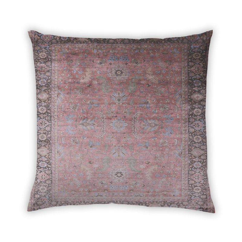 Damask Outdoor Throw Pillow