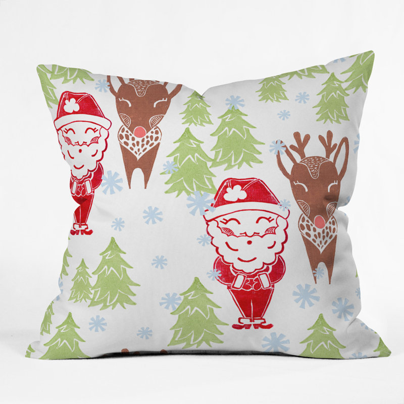 Coussin décoratif en demi-votre gang gars à partir du pôle nord, 20 po x 20 po