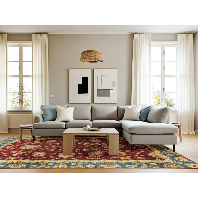 Abstract Indoor Rug, Rectangle 8' x 10'