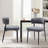 Curved Back Upholstered Dining Chairs Set For Dining Room, Kitchen, Living Room-1782430556