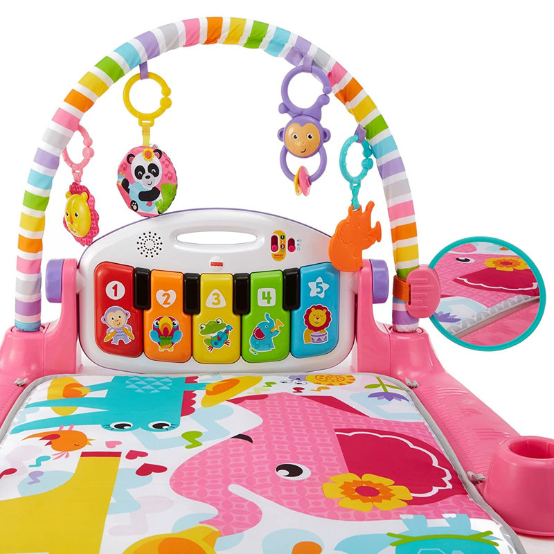 3.13'' L Fabric Playmat, Pink
