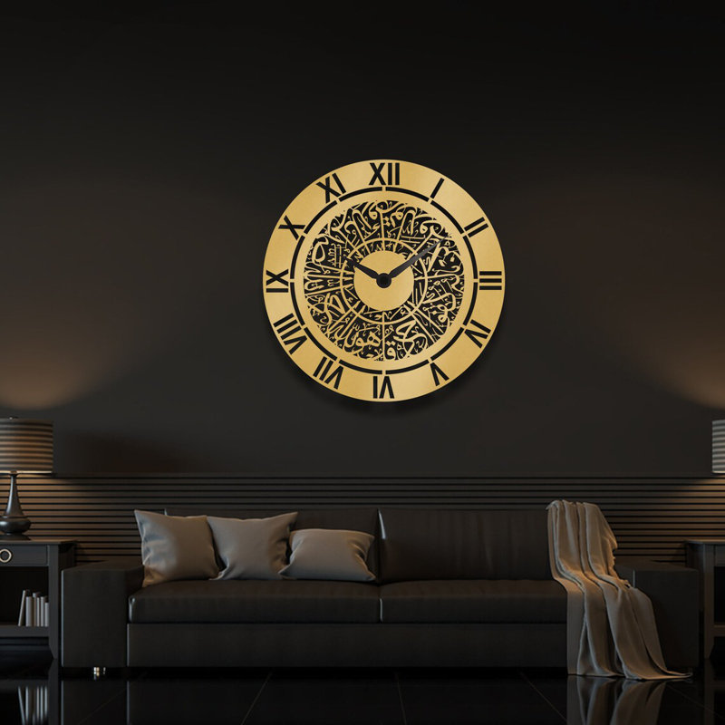 Petra Metal Wall Clock, 69cm H x 69cm W x 2cm D